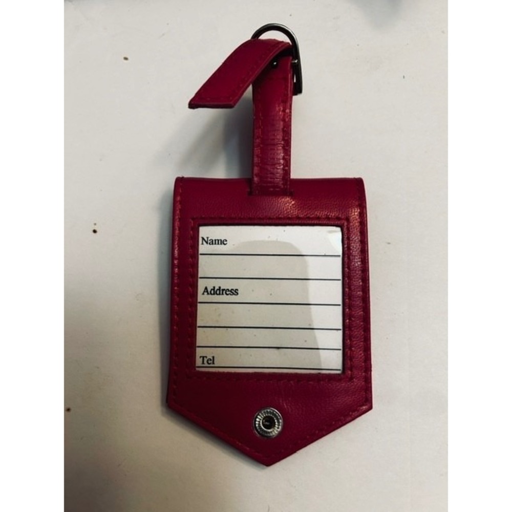 Petite Needlepoint Luggage Tag - Picture 2 of 2